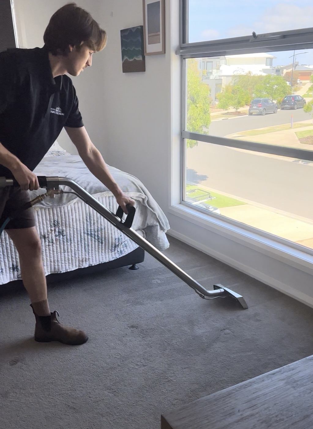 Residential carpet cleaning
